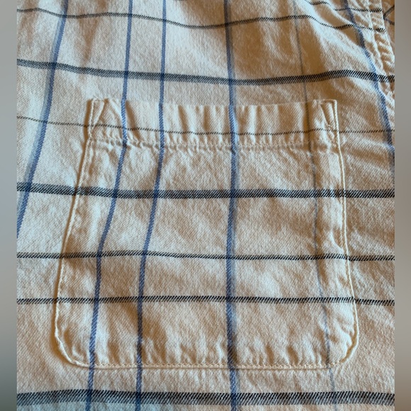 Men’s, Vince L-Sleeve Checked Button-Up, White. Size L - Picture 5 of 7